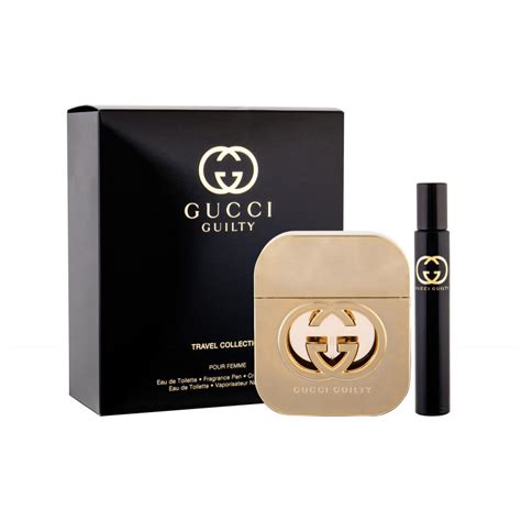 gucci guilty gift set for women|Gucci Guilty black woman 75ml.